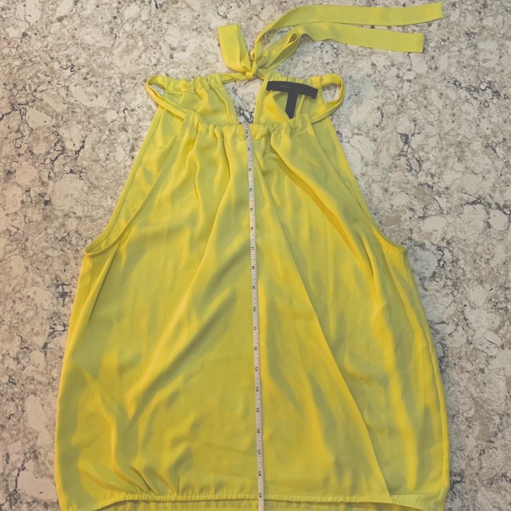BCBG generation beautiful Yellow Top, XS womens